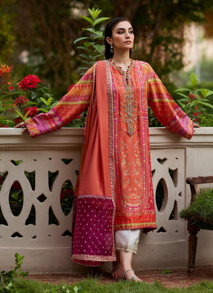 Fadil Shirt And Dupatta - Farah Talib Aziz - Pakistani Suits - Pret - raniazara