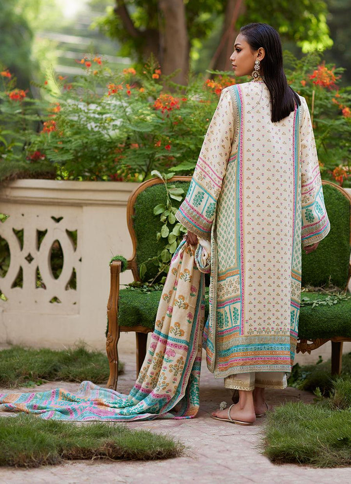 Nural Ivory Kurta And Dupatta - Farah Talib Aziz - Pakistani Suits - Pret - raniazara