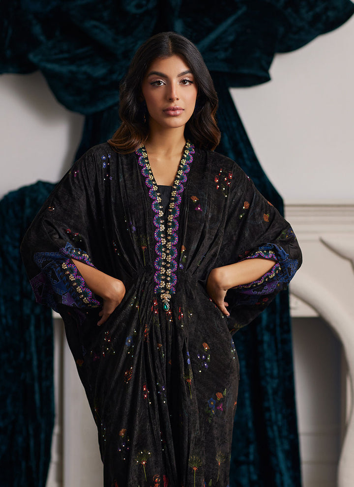 Dima Velvet Kaftan - Farah Talib Aziz - Kaftan Dress - raniazara