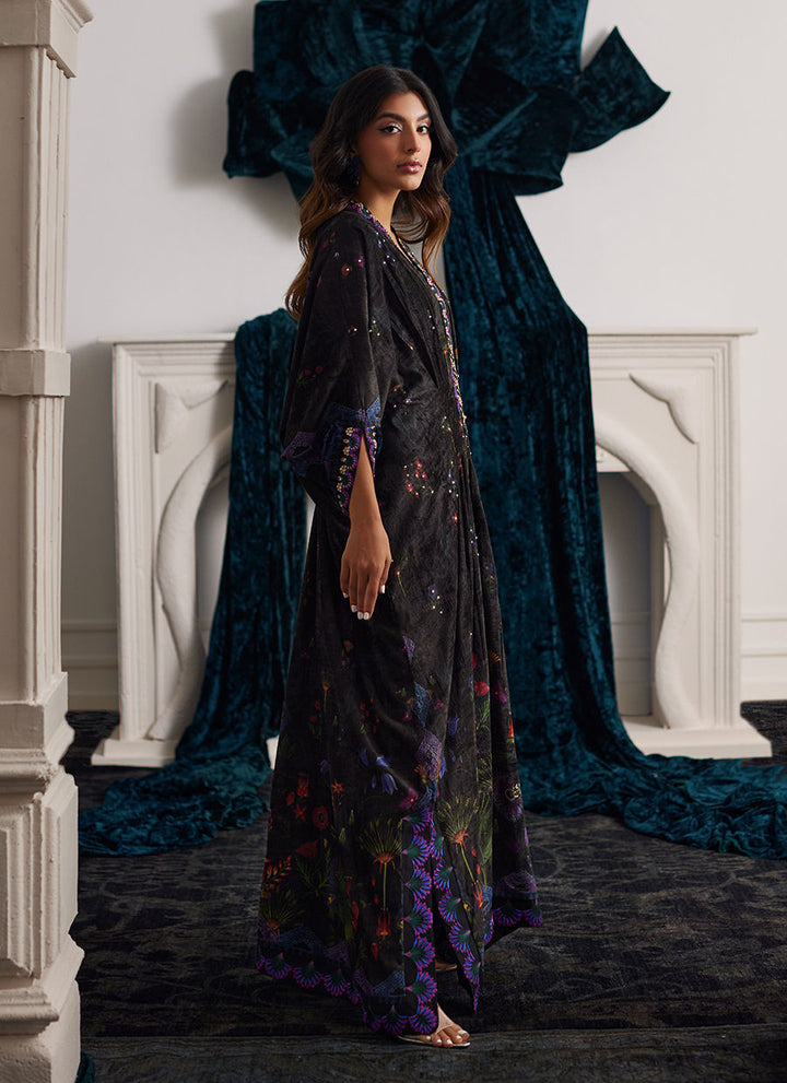 Dima Velvet Kaftan - Farah Talib Aziz - Kaftan Dress - raniazara