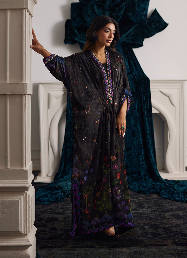 Dima Velvet Kaftan - Farah Talib Aziz - Kaftan Dress - raniazara