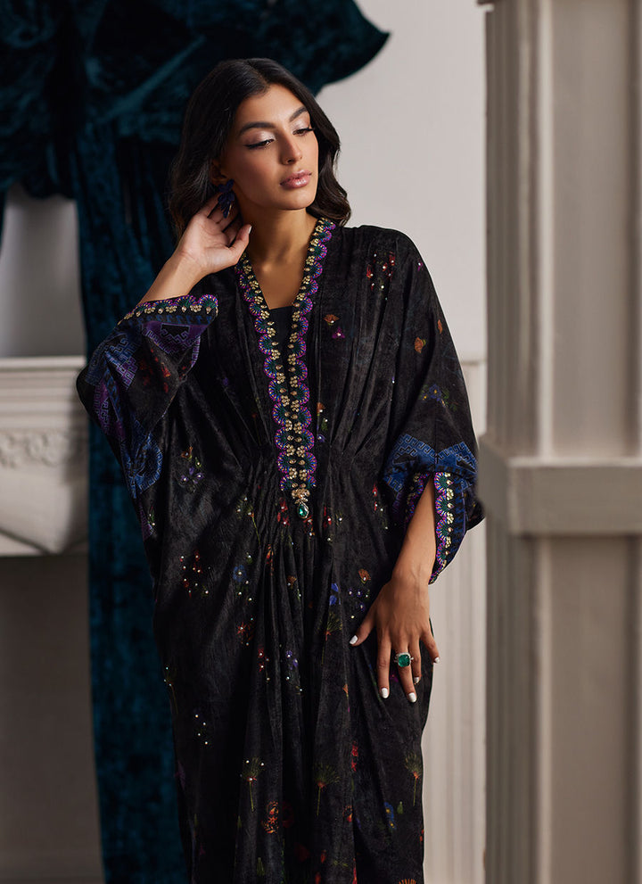 Dima Velvet Kaftan - Farah Talib Aziz - Kaftan Dress - raniazara