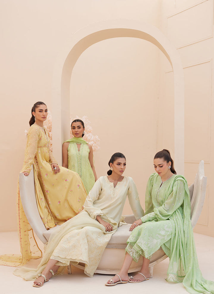 Buttercup Silk Kalidaar and Dupatta - Farah Talib Aziz - Casual Wear - raniazara