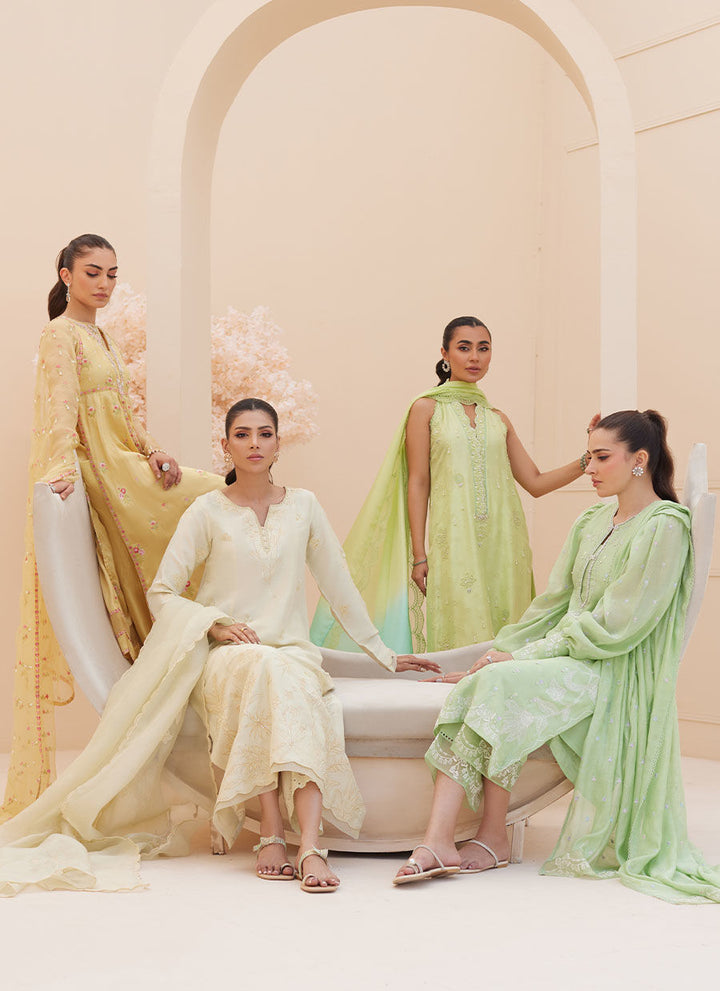 Buttercup Silk Kalidaar and Dupatta - Farah Talib Aziz - Casual Wear - raniazara