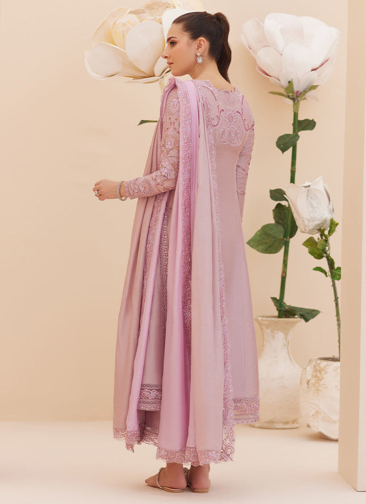 Moira Mauve Shirt and Dupatta - Farah Talib Aziz - Casual Wear - raniazara