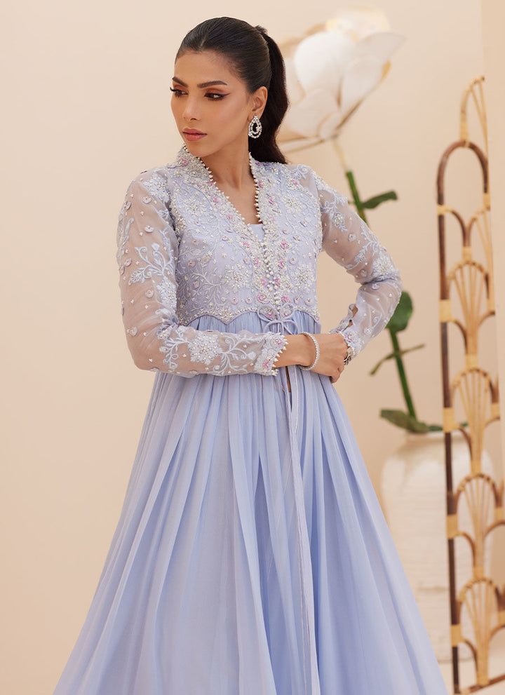 Antalia Wedgewood Blue Kalidaar - Farah Talib Aziz - Casual Wear - raniazara