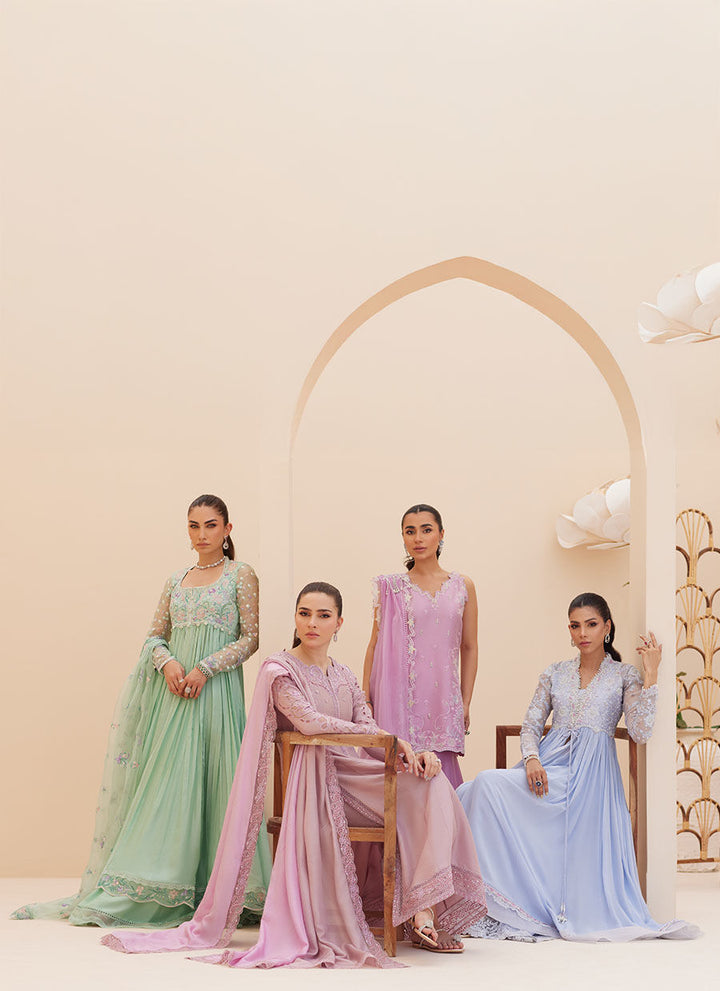 Antalia Wedgewood Blue Kalidaar - Farah Talib Aziz - Casual Wear - raniazara