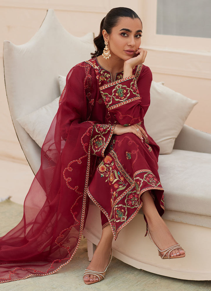 Marsala - Farah Talib Aziz - Casual Wear - raniazara