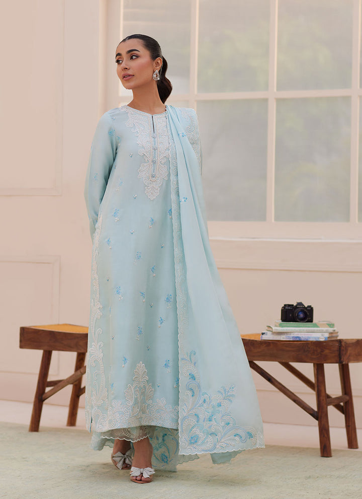 Carla Powder Blue - Farah Talib Aziz - Casual Wear - raniazara