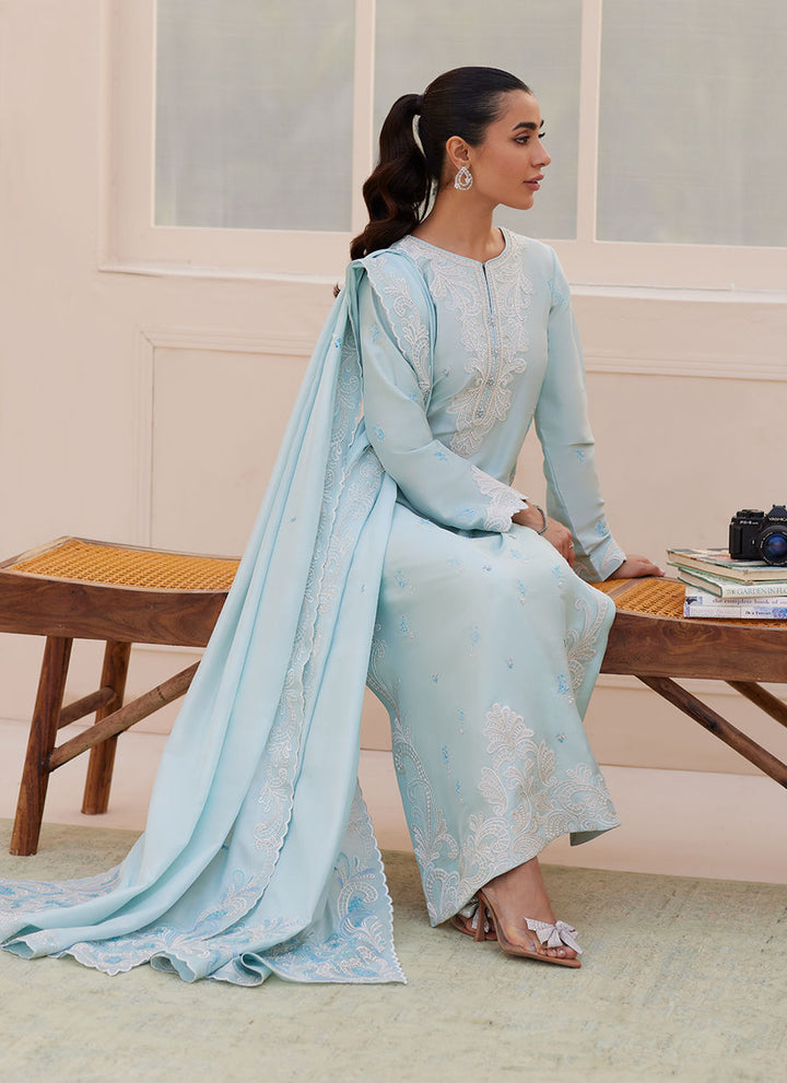 Carla Powder Blue - Farah Talib Aziz - Casual Wear - raniazara