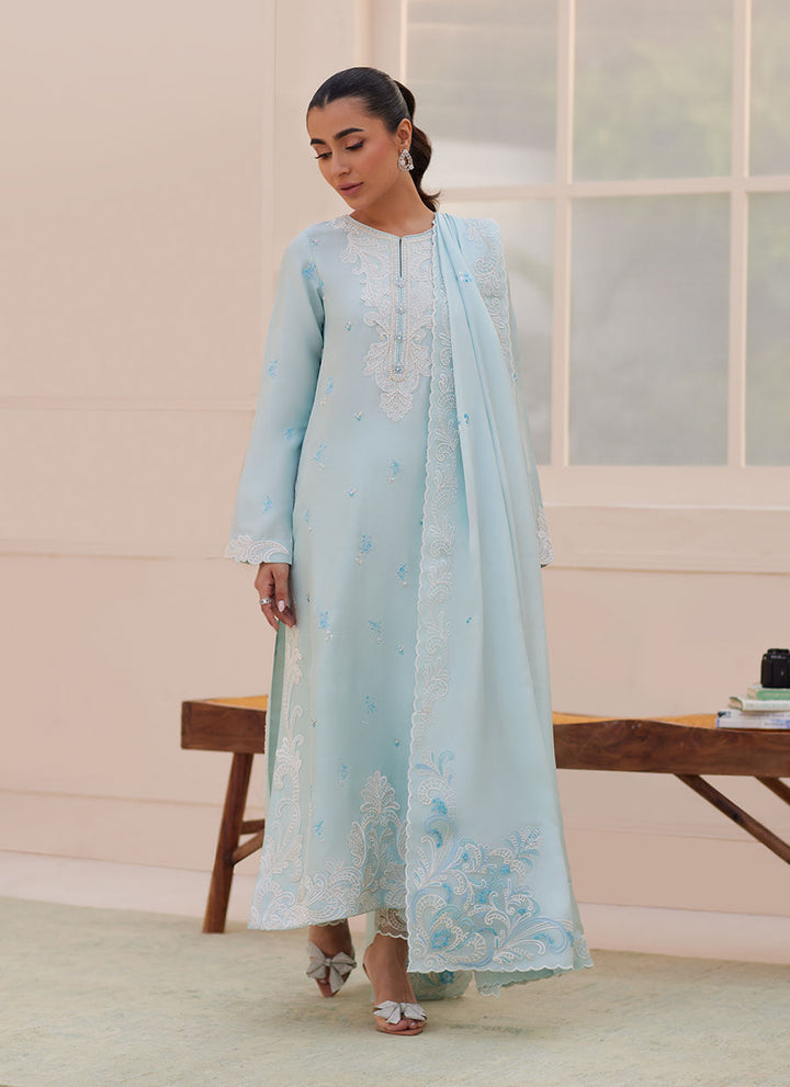 Carla Powder Blue - Farah Talib Aziz - Casual Wear - raniazara