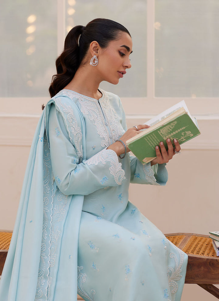 Carla Powder Blue - Farah Talib Aziz - Casual Wear - raniazara