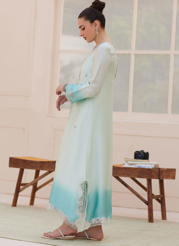 Palmira Aqua Ombre - Farah Talib Aziz - Casual Wear - raniazara