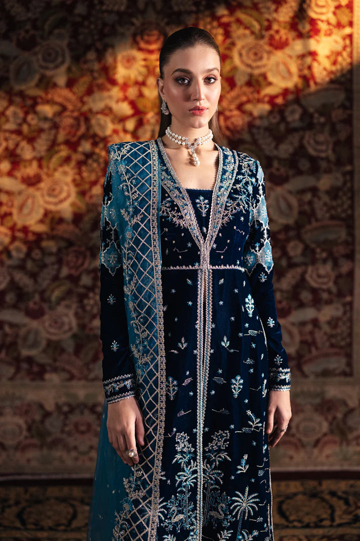 BK-07 LIYANA - Qalamkar - Velvet Suit - raniazara