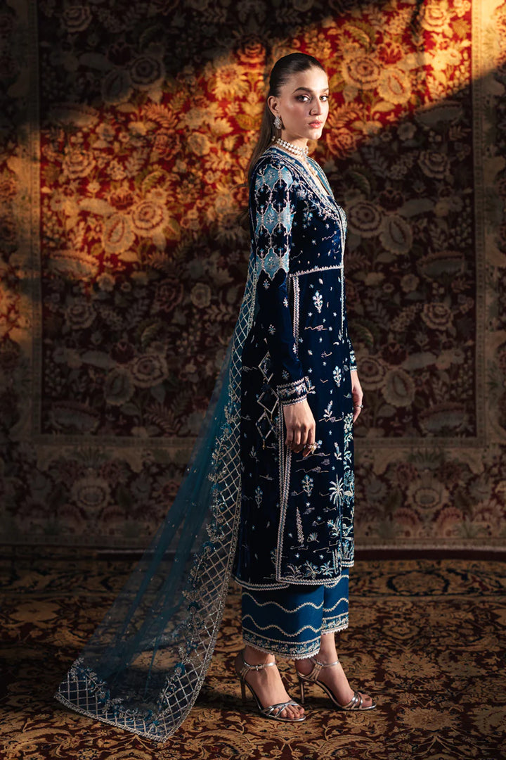 BK-07 LIYANA - Qalamkar - Velvet Suit - raniazara