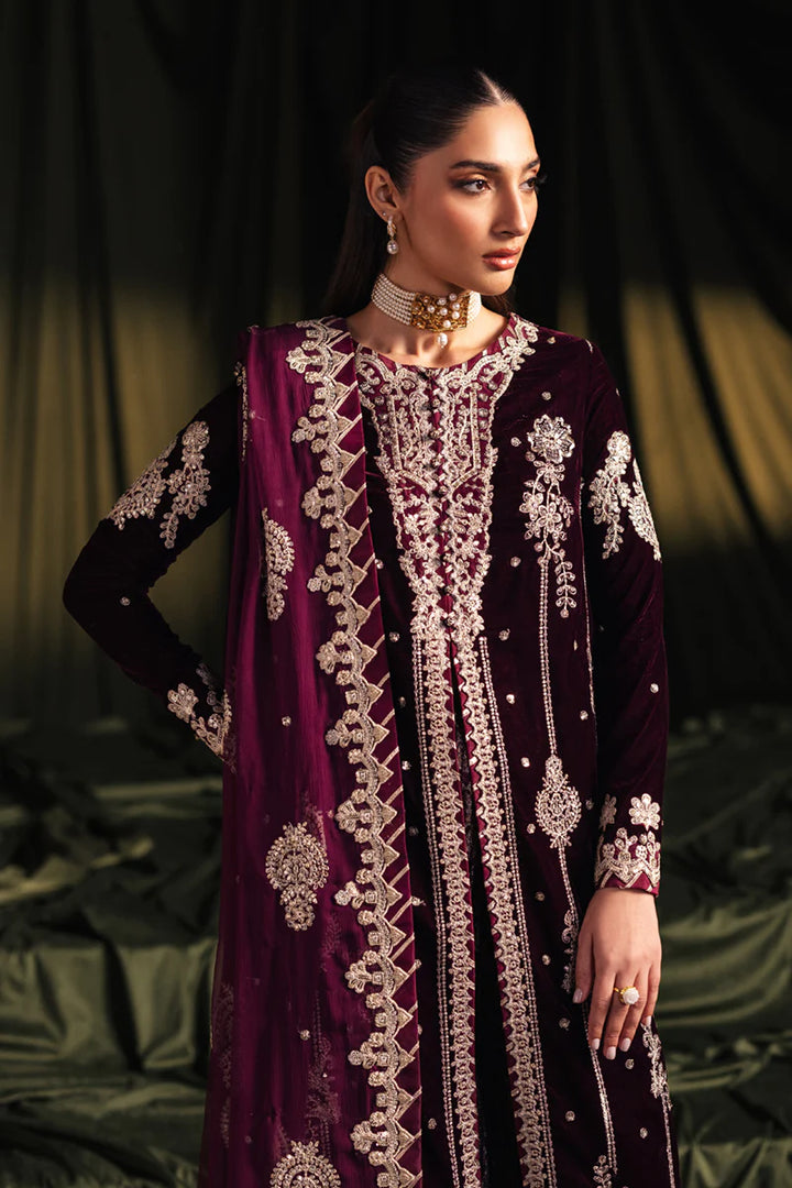 BK-01 AMANI - Qalamkar - Velvet Suit - raniazara