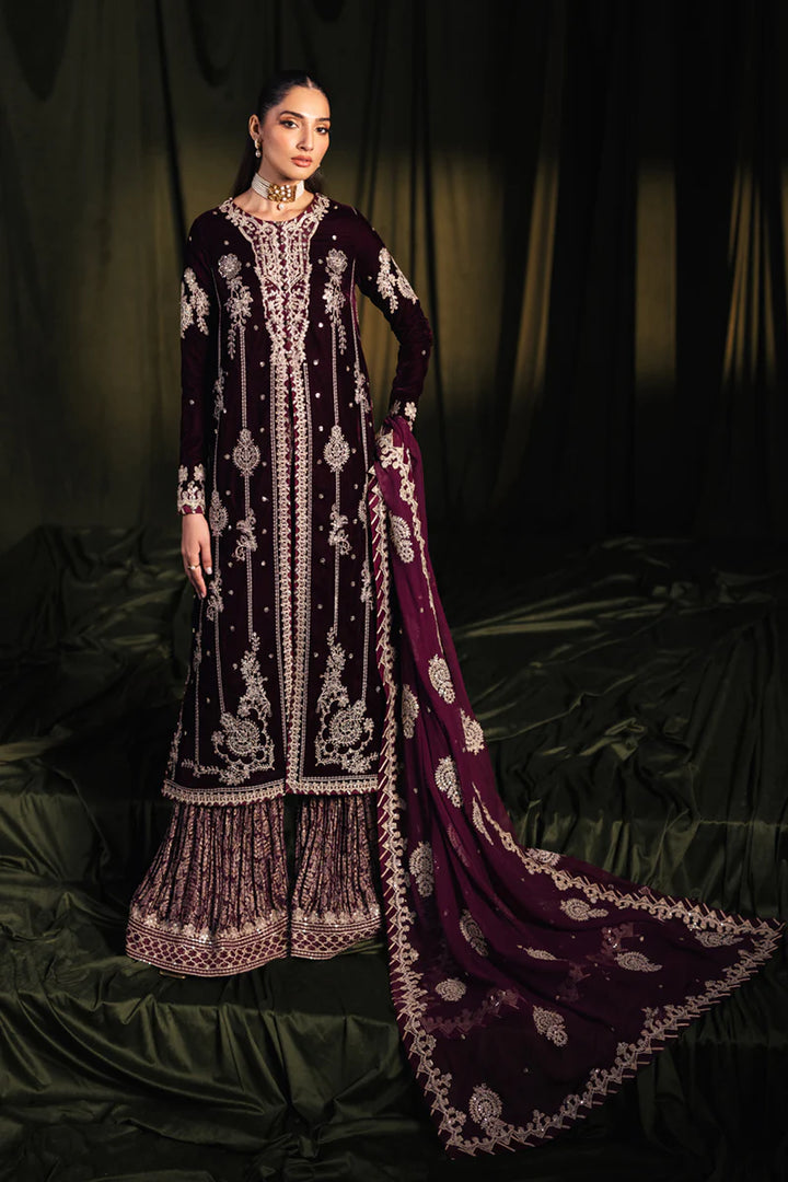 BK-01 AMANI - Qalamkar - Velvet Suit - raniazara