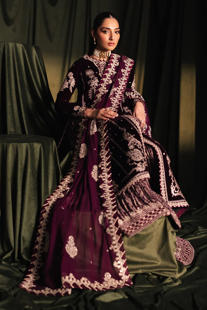 BK-01 AMANI - Qalamkar - Velvet Suit - raniazara