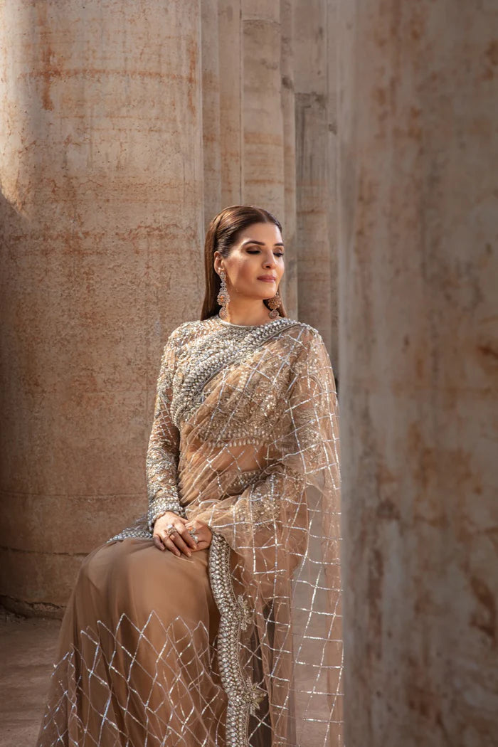 SC-001- Ayesha Shoaib Malik - Saree - raniazara