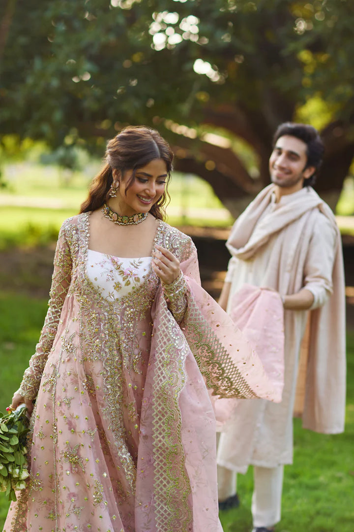 Saira SH-08 - Qalamkar - Asain Formal Wear - rania zara studio