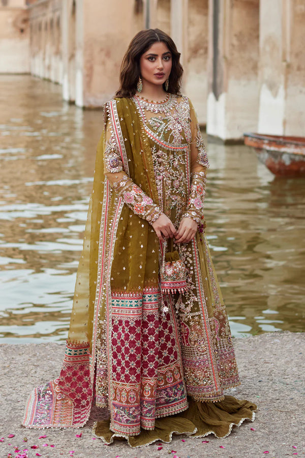 Rameesha SH-01 - Qalamkar - Asain Formal Wear - rania zara studio