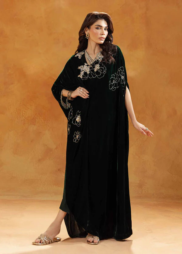 DORIS GREEN - Jeem - Kaftan Dress - raniazara