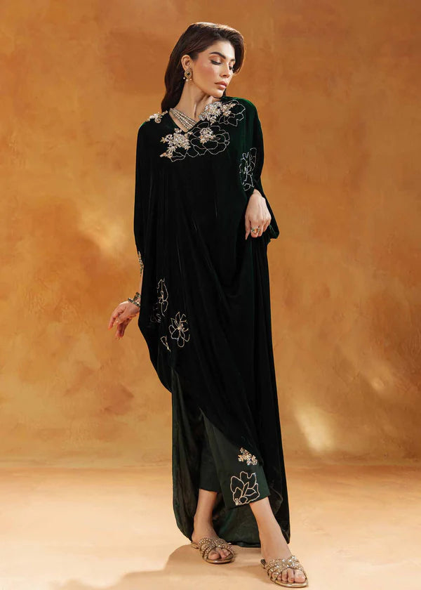 DORIS GREEN - Jeem - Kaftan Dress - raniazara