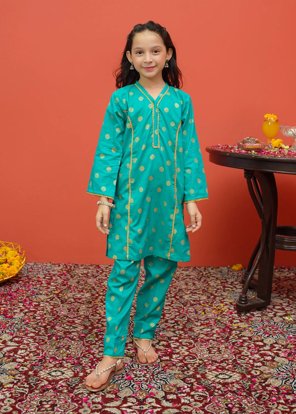 Toddlers Cambric Printed 2 Piece Suit | 8515 - Modest - Kids Wear - raniazara