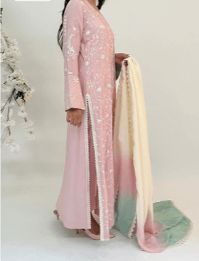 Evelyn With Pants and Dupatta - Mubashira Usman - Pret - raniazara