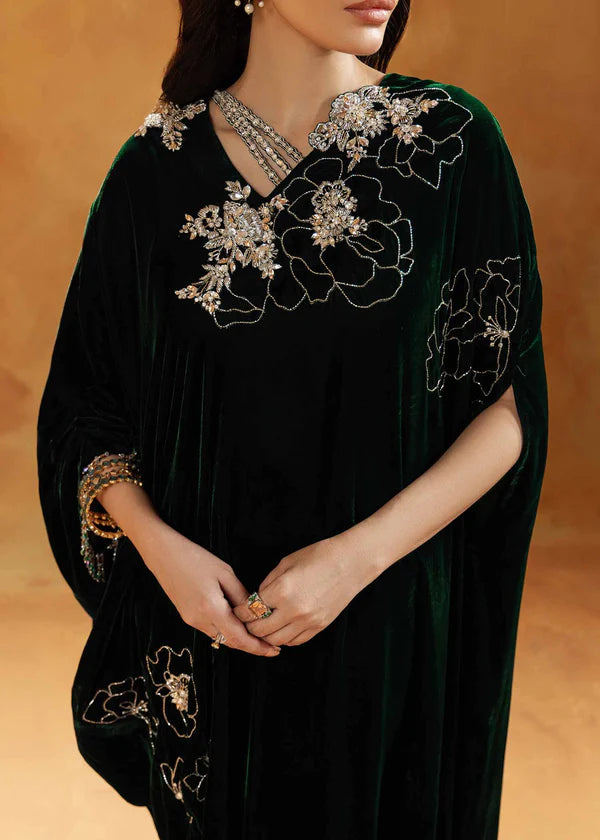 DORIS GREEN - Jeem - Kaftan Dress - raniazara