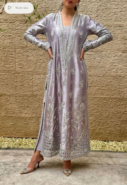 Izmi with Pants and Dupatta - Mubashira Usman - Party Wear - Pret - raniazara