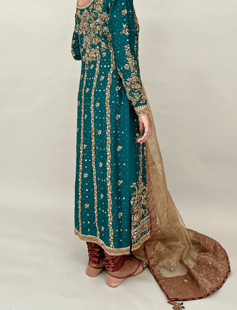 Saiqa with churidaar and Dupatta - Mubashira Usman - Formals - raniazara