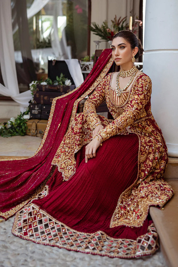 Meenakari - Nadia Farooqui - bridal lehenga - raniazara