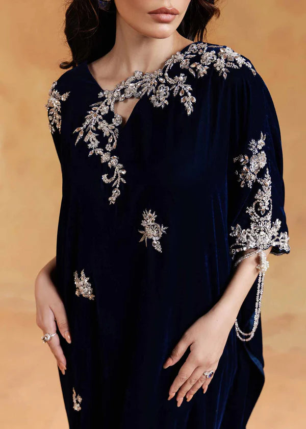 KAI Navy - Jeem - Kaftan Dress - raniazara