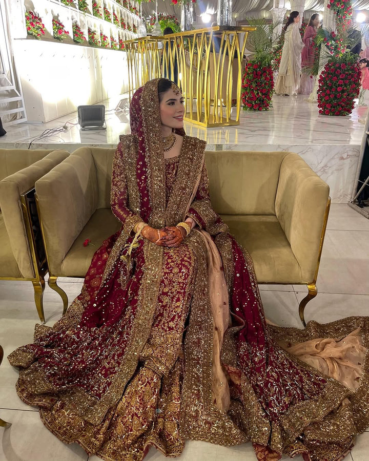 Ameera  - Shakeelz By Zeeshan And Danish - Bridal Lehenga - raniazaara