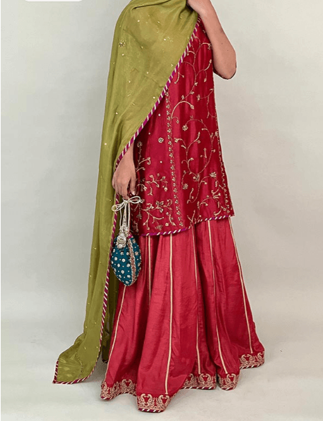 Narmeen with Dupatta - Mubashira Usman - Formals - raniazara