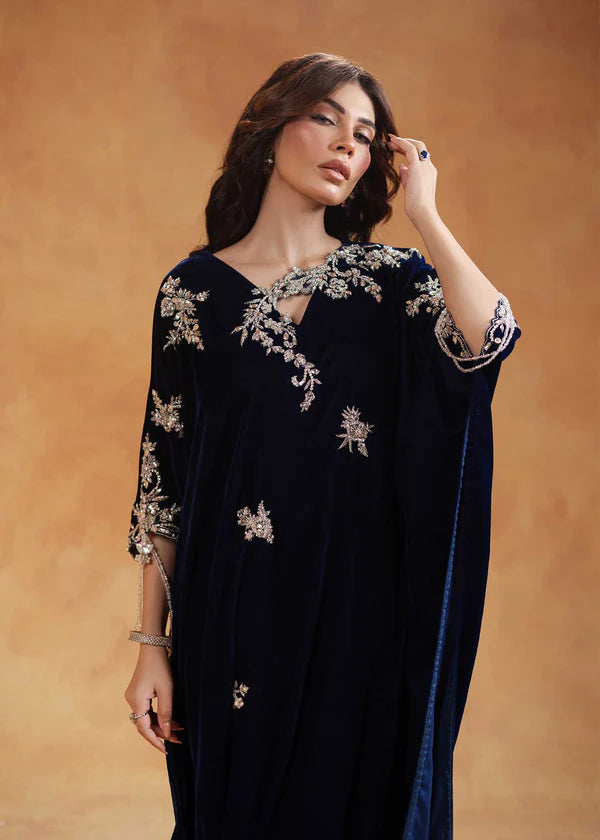 KAI Navy - Jeem - Kaftan Dress - raniazara