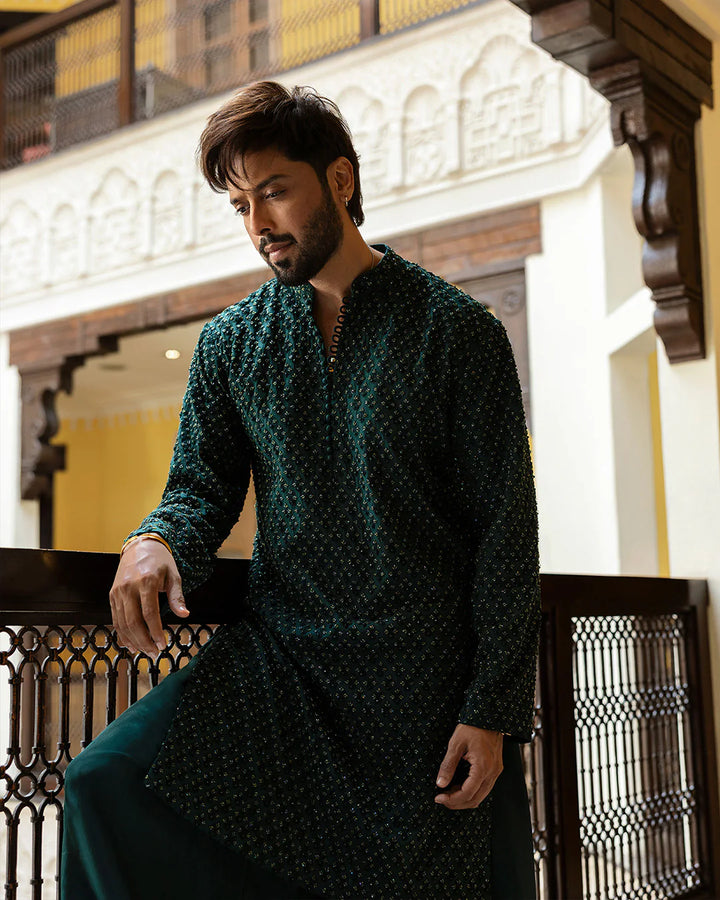 Taavi - Faiza Saqlain -mens shalwar kameez - raniazara