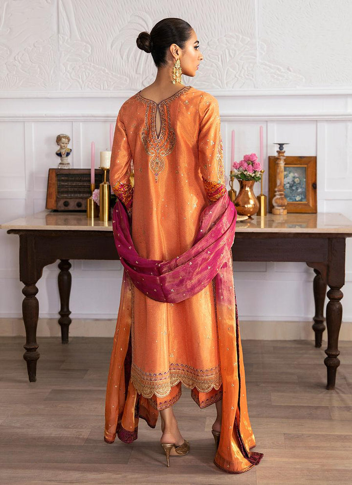 ALEEN APRICOT SHIRT AND DUPATTA raniazarastudio