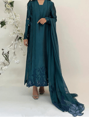 Ivy With Pants and Dupatta - Mubashira Usman - Pret - raniazara