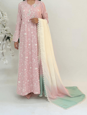 Evelyn With Pants and Dupatta - Mubashira Usman - Pret - raniazara