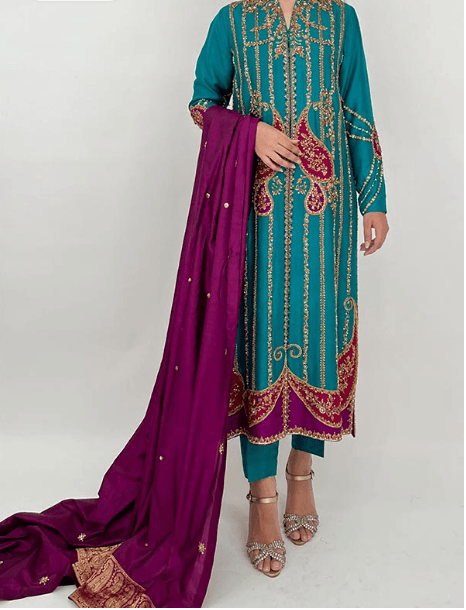 LARA with Dupatta - Mubashira Usman - Formals