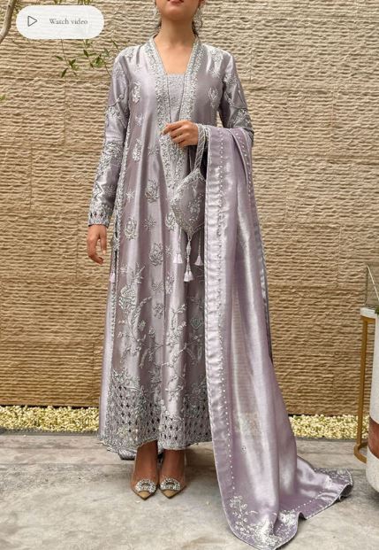 Izmi with Pants and Dupatta - Mubashira Usman - Party Wear - Pret - raniazara