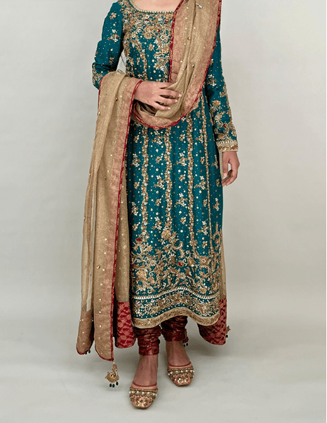 Saiqa with churidaar and Dupatta - Mubashira Usman - Formals - raniazara