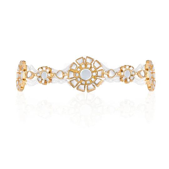 CHAKOR PHOOL HAIRBAND/CHOKER - Ali Javeri Jewelers - Choker - raniazara