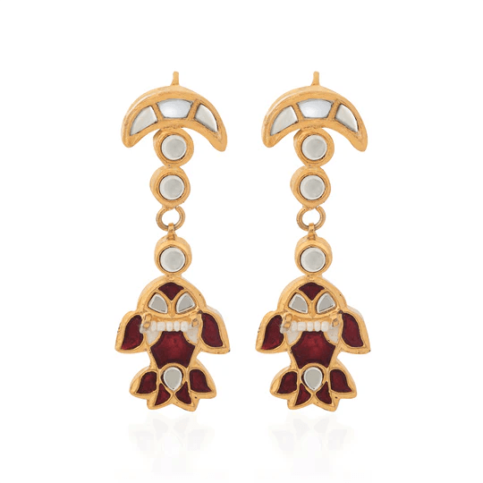 CHAND MACHLI EARRINGS - Ali Javeri Jewelers - Earrings - raniazara