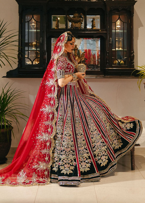 Mushq - Hussain Rehar - bridal lehenga - Bridal - raniazara