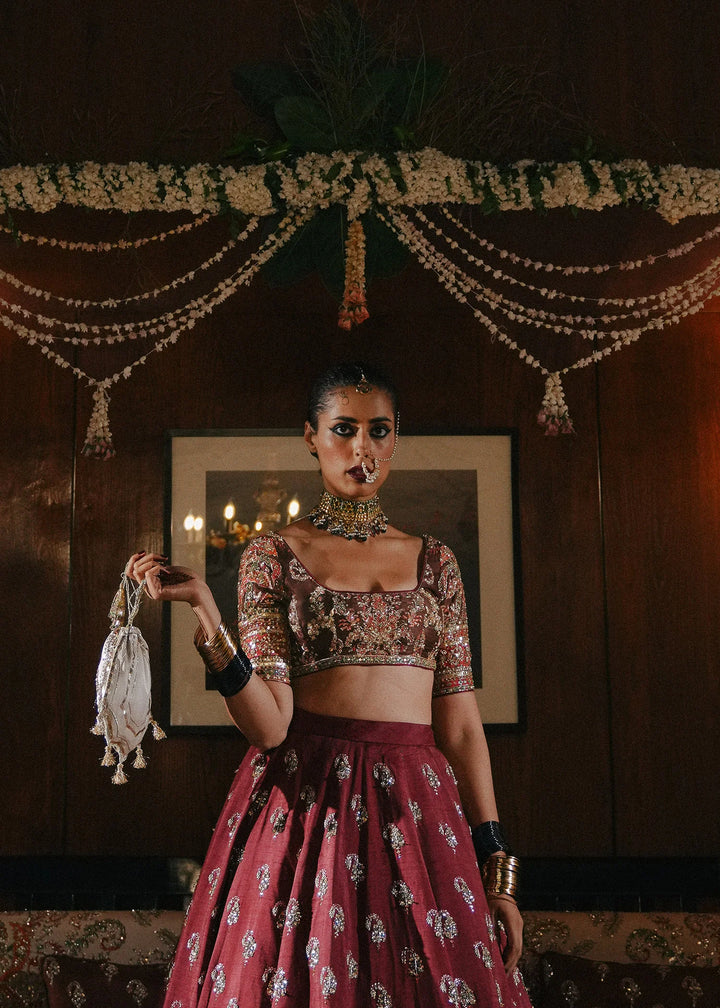 Surkh - Hussain Rehar - bridal lehenga - Bridal - raniazara