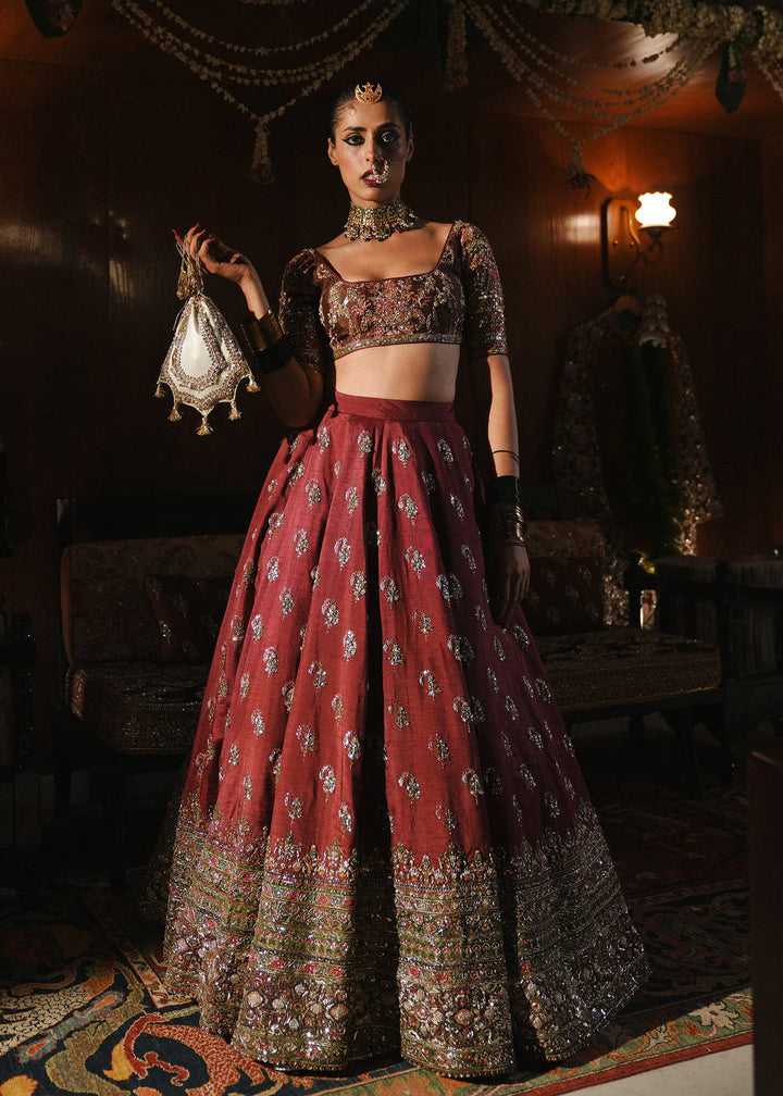 Surkh - Hussain Rehar - bridal lehenga - Bridal - raniazara