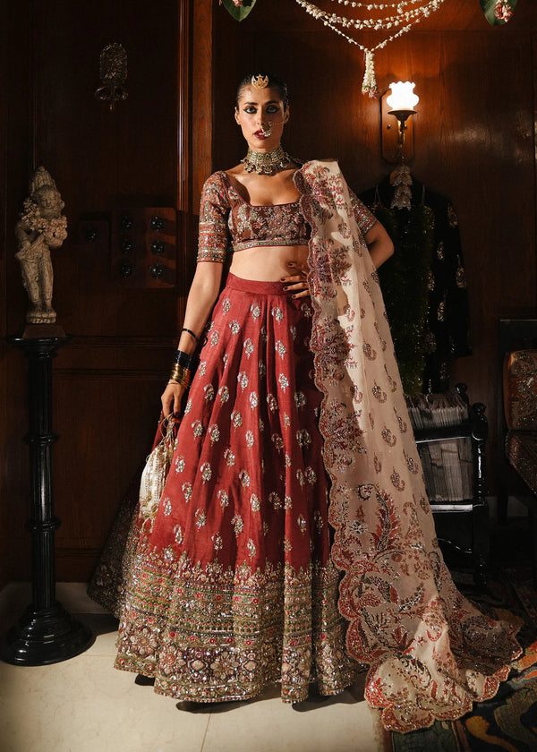 Surkh - Hussain Rehar - bridal lehenga - Bridal - raniazara